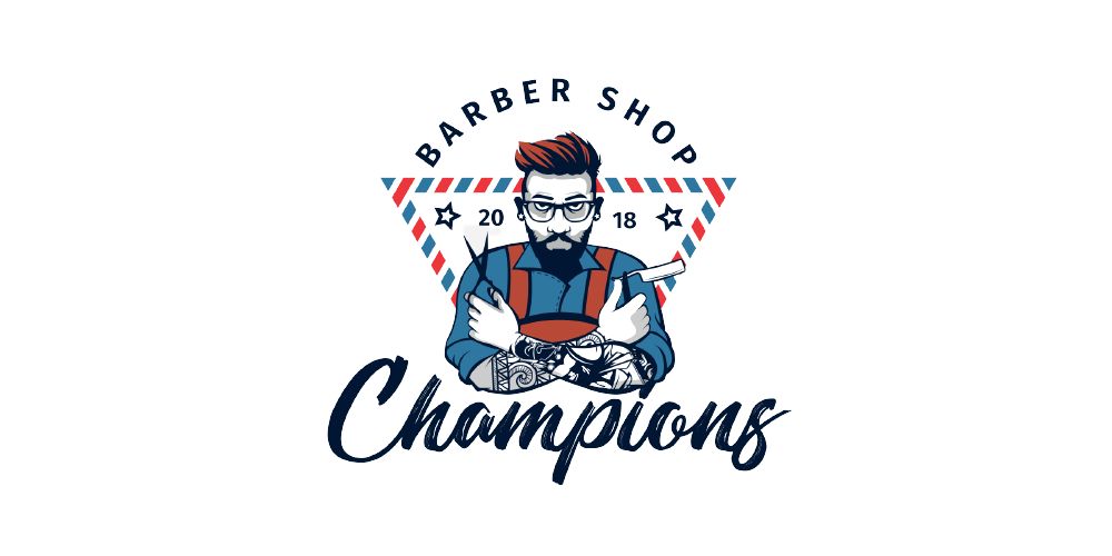 Championsbarber logo klient